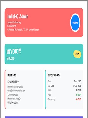 creative template preview