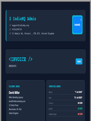 tech template preview